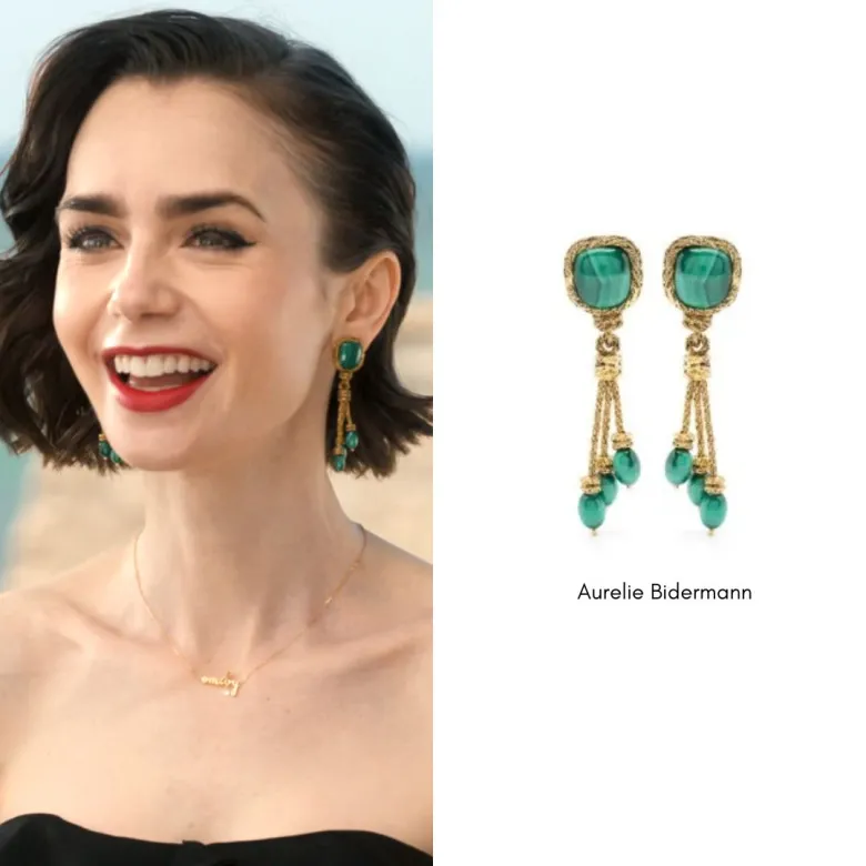 Emily’s Green Dangle Earrings
