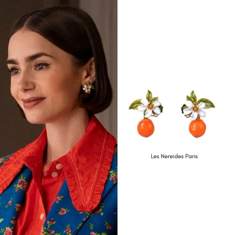 Emily’s Orange Drop Earrings