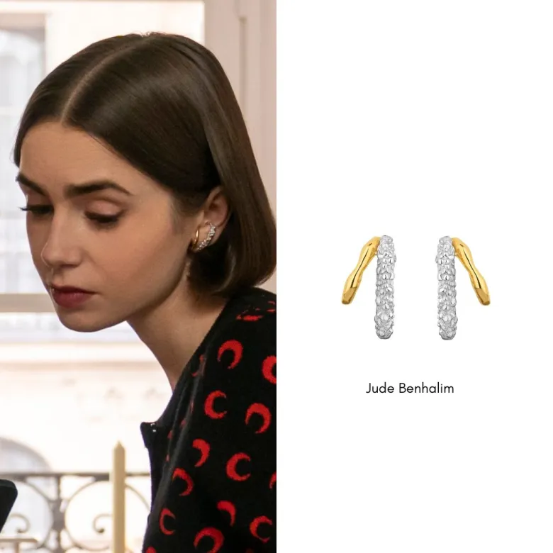 Emily’s Two-Tone Hoop Earrings